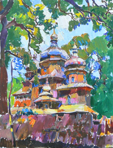 «Церква св. Юрія». 2011. Полотно, олія